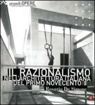 copertina Il razionalismo nell'architettura italiana del primo Novecento