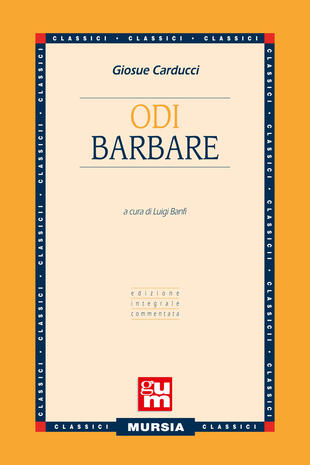 copertina Odi barbare. Ediz. integrale