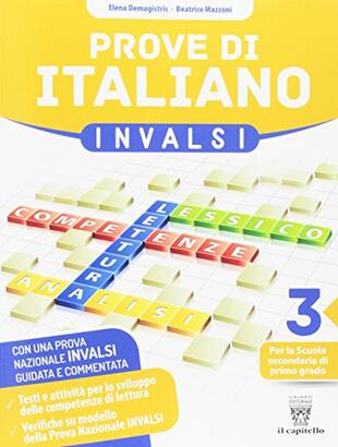 copertina Prove di italiano su modello INVALSI per la classe terza della Scuola Secondaria di 1° grado