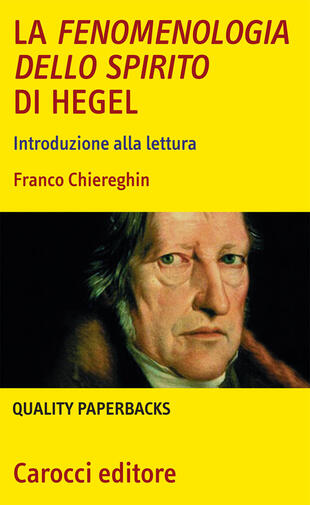 copertina La fenomenologia dello spirito di Hegel. Introduzione alla lettura