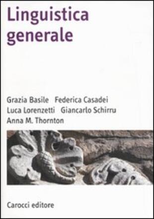 copertina Linguistica generale