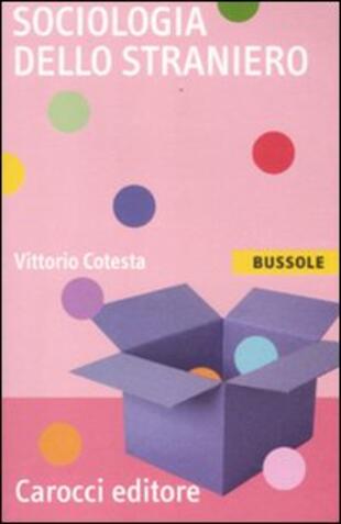copertina Sociologia dello straniero