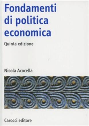 copertina Fondamenti di politica economica