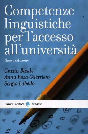 copertina Competenze linguistiche per l'accesso all'università