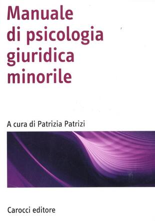 copertina Manuale di psicologia giuridica minorile