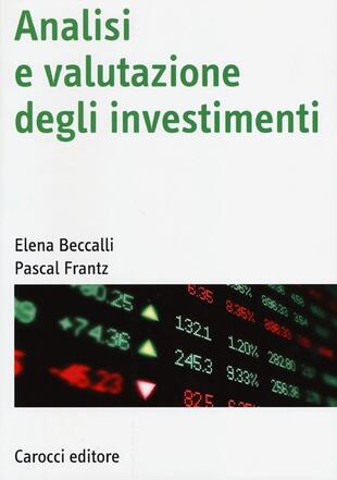 copertina Analisi e valutazione degli investimenti