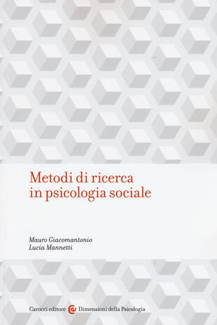 copertina Metodi di ricerca in psicologia sociale