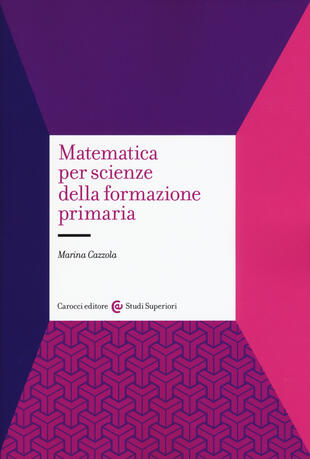 copertina Matematica per scienze della formazione primaria