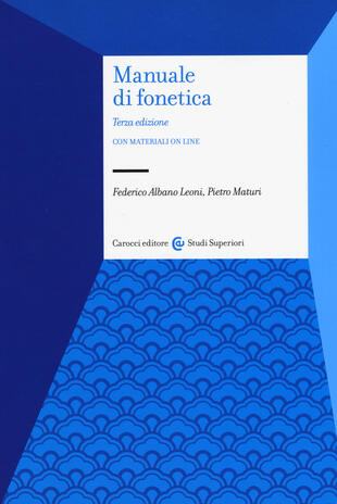 copertina Manuale di fonetica