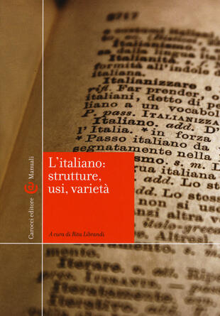 copertina L' italiano: strutture, usi, varietà