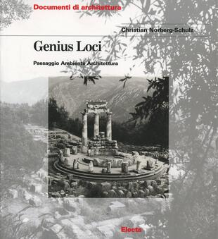copertina Genius loci. Paesaggio ambiente architettura