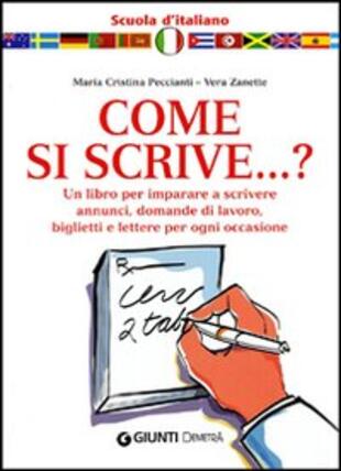 copertina Come si scrive...?