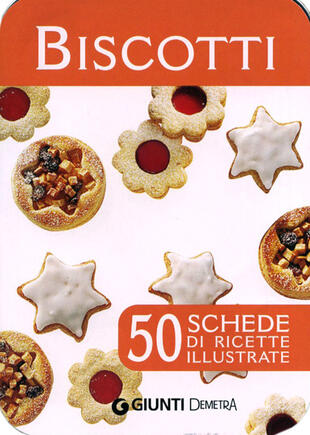 copertina Biscotti. 50 schede di ricette illustate