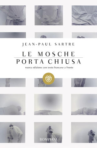 copertina Le mosche-porta chiusa. Testo francese a fronte
