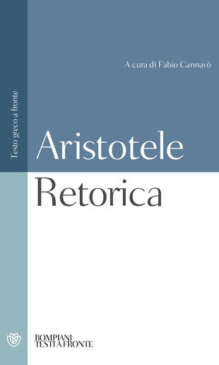 copertina Retorica. Testo greco a fronte