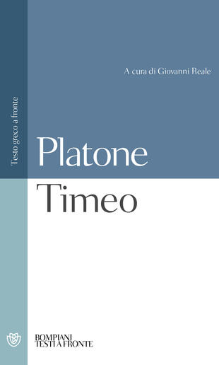 copertina Timeo. Testo greco a fronte