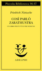 copertina Così parlò Zarathustra. Un libro per tutti e per nessuno