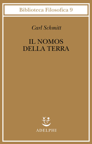 copertina Il nomos della terra nel diritto internazionale dello «Jus publicum europaeum»