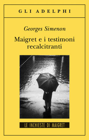 copertina Maigret e i testimoni recalcitranti
