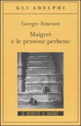 copertina Maigret e le persone perbene