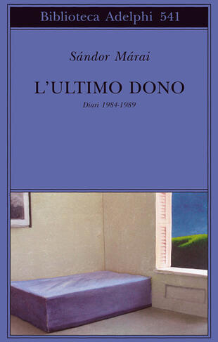 copertina L' ultimo dono. Diari 1984-1989