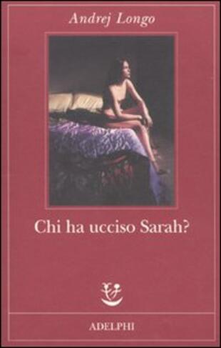 copertina Chi ha ucciso Sarah?