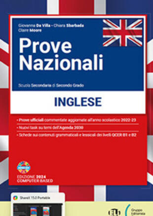 copertina Prove nazionali INVALSI inglese 2024. Per le Scuole superiori. Con e-book. Con espansione online