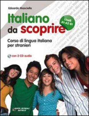 copertina Italiano da scoprire. Corso di lingua italiana per stranieri. Con 2 CD Audio