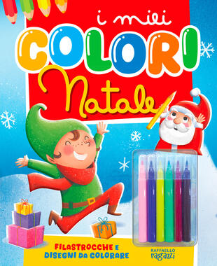copertina Il Natale. I miei colori. Ediz. illustrata. Con 6 pennarelli