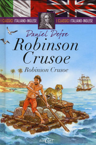 copertina Robinson Crusoe. Testo inglese a fronte