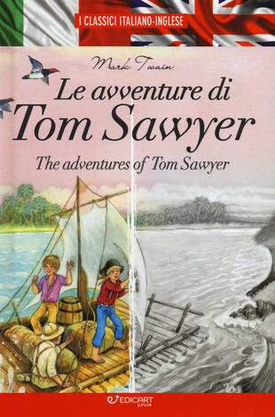 copertina Le avventure di Tom Sawyer-The adventures of Tom Sawyer