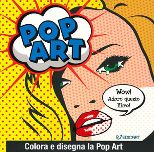 copertina Pop art. Colora e disegna la pop art