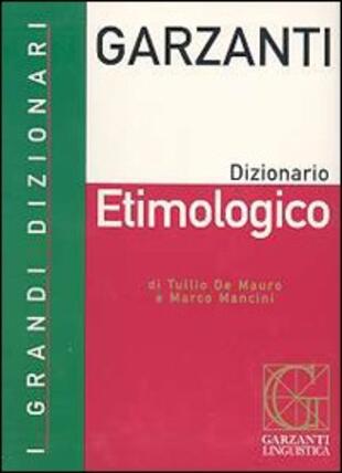 copertina Dizionario etimologico