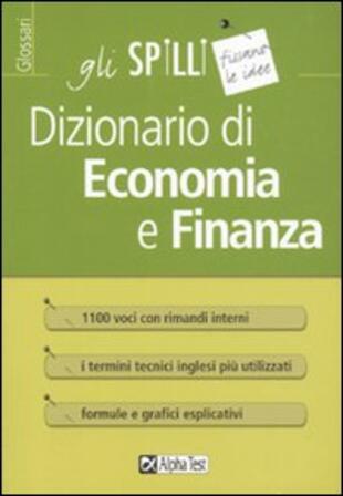 copertina Dizionario di economia e finanza