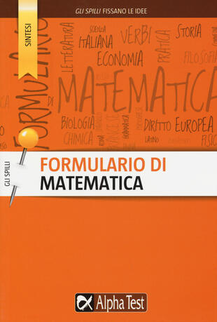 copertina Formulario di matematica