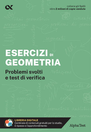 copertina Esercizi di geometria. Problemi svolti e test di verifica. Con estensioni online