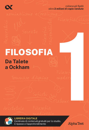 copertina Filosofia. Con estensioni online. Vol. 1: Da Talete a Ockham