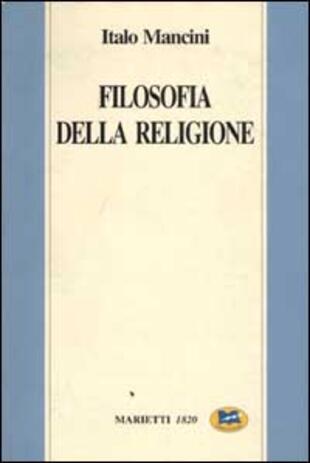 copertina Filosofia della religione