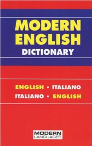 copertina Modern English dictionary