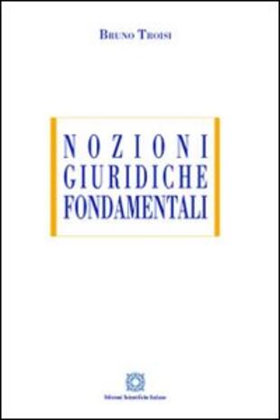 copertina Nozioni giuridiche fondamentali