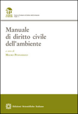 copertina Manuale di diritto civile dell'ambiente