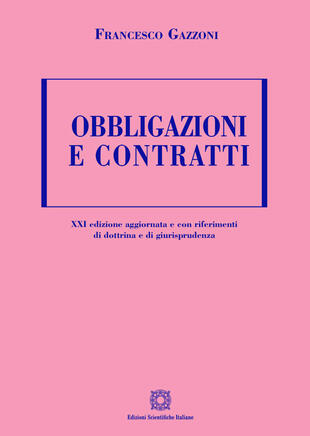 copertina Obbligazioni e contratti