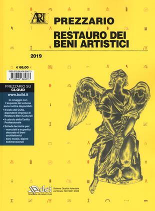 copertina Restauro dei beni artistici. Prezzario 2019