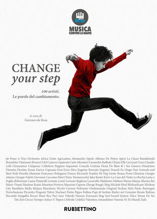 copertina Change your step. 100 artisti. Le parole del cambiamento