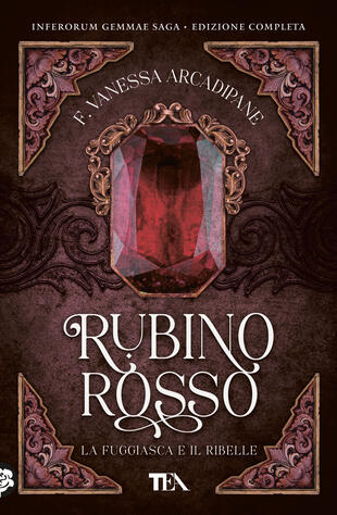 copertina Rubino rosso. La fuggiasca e il ribelle