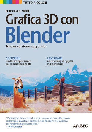 copertina Grafica 3D con Blender