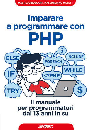 copertina Imparare a programmare con PHP. Il manuale per programmatori dai 13 anni in su