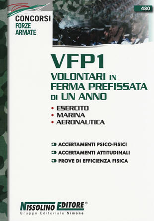 copertina VFP1 Volontari in ferma prefissata di un anno. Esercito, Marina, Aeronautica