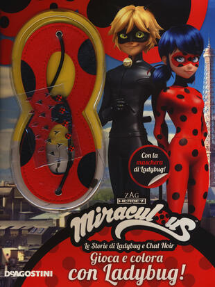 copertina Gioca e colora con Ladybug! Miraculous. Le storie di Ladybug e Chat Noir. Ediz. a colori. Con gadget