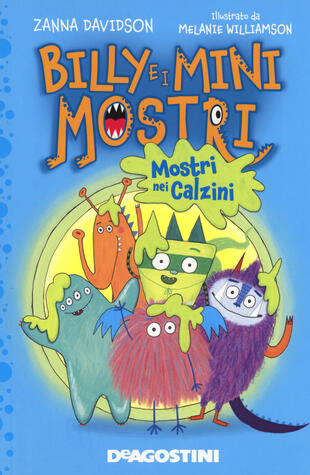 copertina Mostri nei calzini. Billy e i Mini Mostri. Ediz. a colori
